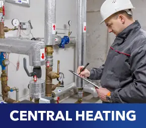 C Hanlon Commercial Services Central Heating Section Button
