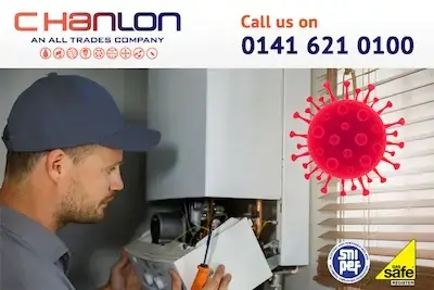 C Hanlon Boiler Servicing during COVID lockdown